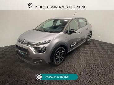 SPOTICAR Citroën C3 Puretech 83 Ch Bvm5 Plus Occasion - Citadine Essence Gris Argent - Varennes Sur Seine - 1203750707_1