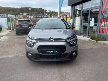 SPOTICAR Citroën C3 Puretech 110 Eat6 Max Occasion - Citadine Essence Gris Clair - Pavilly - 1203750978_2