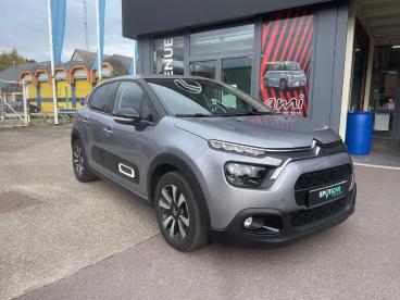 SPOTICAR Citroën C3 Puretech 110 Eat6 Max Occasion - Citadine Essence Gris Clair - Pavilly - 1203750978_3