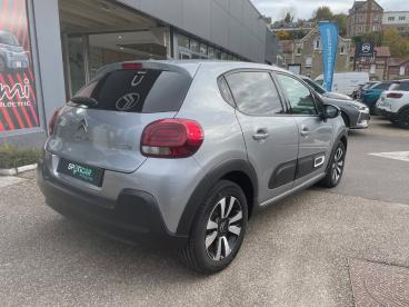 SPOTICAR Citroën C3 Puretech 110 Eat6 Max Occasion - Citadine Essence Gris Clair - Pavilly - 1203750978_5