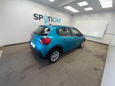 SPOTICAR Citroën C3 Puretech 83 S&s Bvm5 Feel Pack Occasion - Citadine Essence Spring Blue Metallisee Ve - Pessac - 1203751219_4