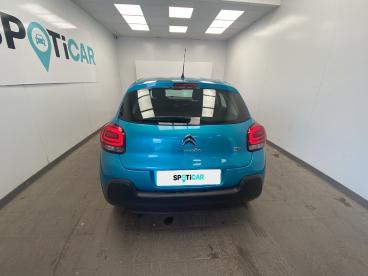 SPOTICAR Citroën C3 Puretech 83 S&s Bvm5 Feel Pack Occasion - Citadine Essence Spring Blue Metallisee Ve - Pessac - 1203751219_5