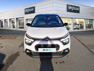 SPOTICAR Citroën C3 1.2 Puretech 110ch S&s Shine Eat6 Occasion - Citadine Essence Blanc Banquise (o) - Englos - 1203752879_2
