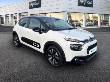 SPOTICAR Citroën C3 Bluehdi 100 S&s Bvm6 Shine Occasion - Citadine Diesel Blanc - Chambry - 1203758203_3