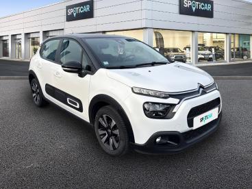 SPOTICAR Citroën C3 Bluehdi 100 S&s Bvm6 Shine Occasion - Citadine Diesel Blanc - Chambry - 1203759792_3
