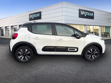 SPOTICAR Citroën C3 Bluehdi 100 S&s Bvm6 Shine Occasion - Citadine Diesel Blanc - Chambry - 1203759792_4
