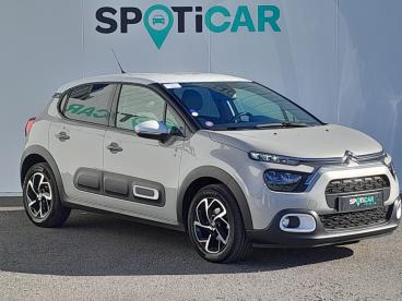 SPOTICAR Citroën C3 Puretech 110 S&s Eat6 Saint James Occasion - Citadine Essence Beige - Montrond Les Bains - 1203761255_2