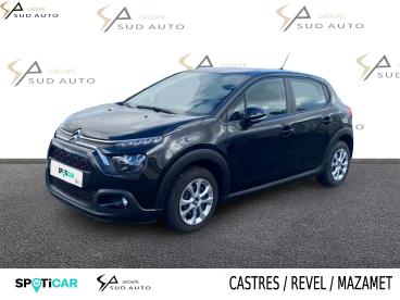 SPOTICAR Citroën C3 Bluehdi 100 S&s Bvm6 Feel Occasion - Citadine Diesel Noir - Castres - 1203761295_1