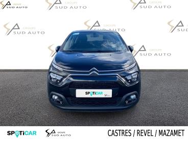 SPOTICAR Citroën C3 Bluehdi 100 S&s Bvm6 Feel Occasion - Citadine Diesel Noir - Castres - 1203761295_2