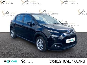 SPOTICAR Citroën C3 Bluehdi 100 S&s Bvm6 Feel Occasion - Citadine Diesel Noir - Castres - 1203761295_3