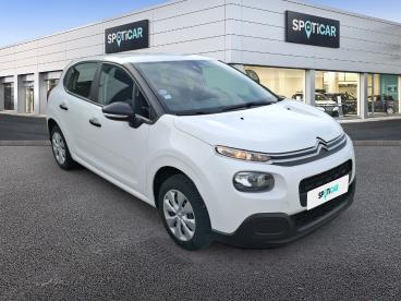 SPOTICAR Citroën C3 Puretech 82 S&s Bvm5 Live Occasion - Citadine Essence Blanc - Verneuil Sur Avre - 1203761370_3