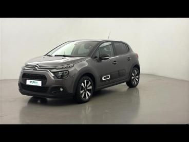 SPOTICAR Citroën C3 1.2 Puretech 83ch S&s Shine Occasion - Citadine Essence Gris Platinium (m) - Niort - 1203762115_1