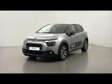 SPOTICAR Citroën C3 1.2 Puretech 83ch S&s Shine Occasion - Citadine Essence Gris Acier (m) - Niort - 1203762117_1