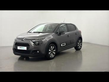 SPOTICAR Citroën C3 1.2 Puretech 83ch S&s Shine Occasion - Citadine Essence Gris Platinium (m) - Niort - 1203762124_1