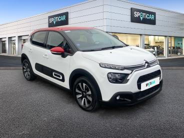 SPOTICAR Citroën C3 1.2 Puretech 83ch S&s Shine Occasion - Citadine Essence Blanc Banquise (o) - Charleville Mezieres - 1203762329_3