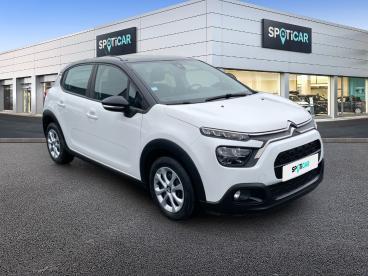 SPOTICAR Citroën C3 1.2 Puretech 83ch S&s Feel Nav Occasion - Utilitaire Essence Blanc - Charleville Mezieres - 1203764578_3
