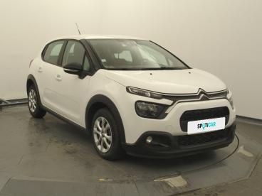 SPOTICAR Citroën C3 Societe Bluehdi 100 S&s Bvm Feel Occasion - Utilitaire Diesel Blanc - Angers - 1203766409_3