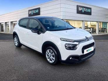 SPOTICAR Citroën C3 1.2 Puretech 83ch S&s  Feel Business Occasion - Citadine Essence Blanc Banquise (o) - Charleville Mezieres - 1203767472_3
