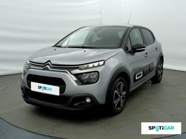SPOTICAR Citroën C3 1.2 Puretech 83ch S&s Feel Pack Occasion - Citadine Essence Gris Acier (m) - Albertville - 1203767705_1
