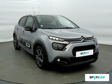 SPOTICAR Citroën C3 1.2 Puretech 83ch S&s Feel Pack Occasion - Citadine Essence Gris Acier (m) - Albertville - 1203767705_3