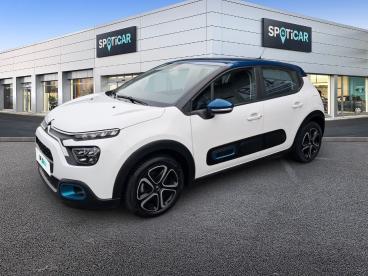 SPOTICAR Citroën C3 Puretech 83 S&s Bvm5 Shine Occasion - Citadine Essence Blanc - Macon - 1203768057_1