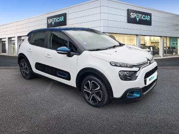 SPOTICAR Citroën C3 Puretech 83 S&s Bvm5 Shine Occasion - Citadine Essence Blanc - Macon - 1203768057_3