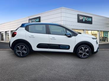 SPOTICAR Citroën C3 Puretech 83 S&s Bvm5 Shine Occasion - Citadine Essence Blanc - Macon - 1203768057_4