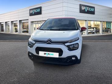 SPOTICAR Citroën C3 1.2 Puretech 110ch S&s Shine Eat6 Occasion - Citadine Essence Blanc Banquise (o) - Reims - 1203769073_2