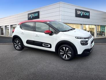 SPOTICAR Citroën C3 1.2 Puretech 83ch S&s Shine Occasion - Citadine Essence Blanc Banquise (o) - Reims - 1203769092_3
