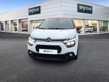 SPOTICAR Citroën C3 1.2 Puretech 83ch S&s Shine Occasion - Citadine Essence Blanc Banquise (o) - Reims - 1203769103_2