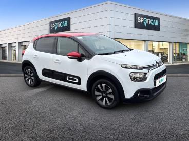 SPOTICAR Citroën C3 1.2 Puretech 83ch S&s Shine Occasion - Citadine Essence Blanc Banquise (o) - Reims - 1203769103_3