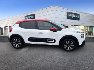 SPOTICAR Citroën C3 1.2 Puretech 83ch S&s Shine Occasion - Citadine Essence Blanc Banquise (o) - Reims - 1203769103_4