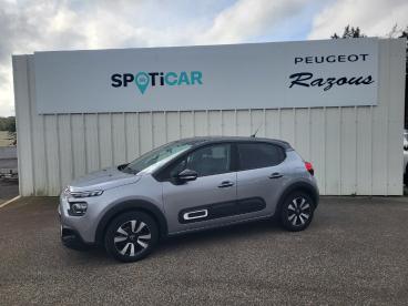 SPOTICAR Citroën C3 Bluehdi 100 S&s Bvm Shine Occasion - Citadine Diesel Gris Clair - Trebes - 1203769668_1