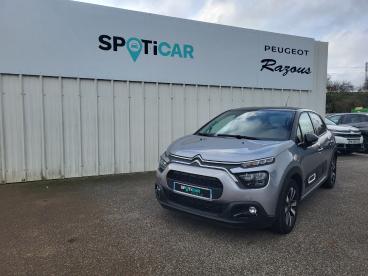 SPOTICAR Citroën C3 Bluehdi 100 S&s Bvm Shine Occasion - Citadine Diesel Gris Clair - Trebes - 1203769668_3