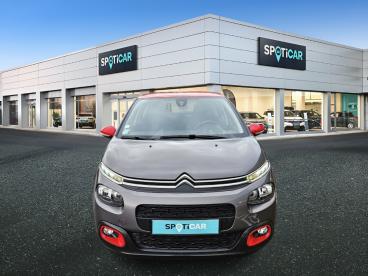 SPOTICAR Citroën C3 Puretech 82 S&s Bvm Graphic Occasion - Citadine Essence Gris Foncé - Wormhout - 1203769693_2