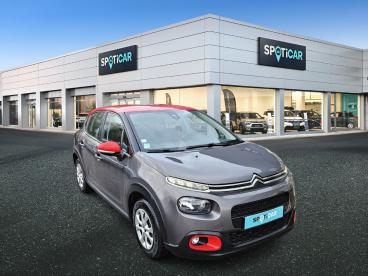 SPOTICAR Citroën C3 Puretech 82 S&s Bvm Graphic Occasion - Citadine Essence Gris Foncé - Wormhout - 1203769693_3