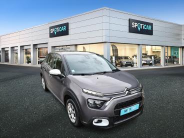 SPOTICAR Citroën C3 Puretech 83 S&s Bvm You! Occasion - Citadine Essence Gris Foncé - Wormhout - 1203769695_3