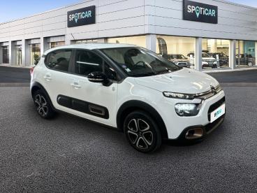SPOTICAR Citroën C3 Puretech 83 S&s Bvm5 C-series Occasion - Citadine Essence Blanc Banquise - La Valette Du Var - 1203769877_3
