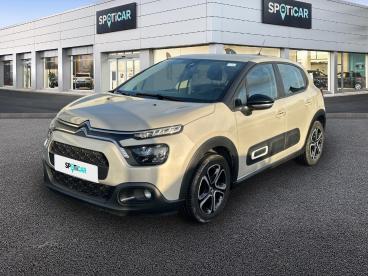 SPOTICAR Citroën C3 1.2 Puretech 83ch S&s Feel Pack Occasion - Citadine Essence Sable (n) - St Martin Lez Tatinghem - 1203770603_1