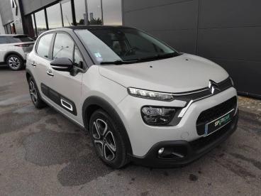 SPOTICAR Citroën C3 1.2 Puretech 110ch S&s Shine Eat6 Occasion - Citadine Essence Sable (n) - Noir Onyx - Blois - 1203770691_1