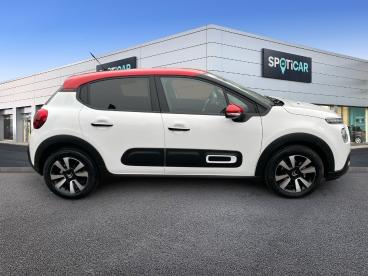 SPOTICAR Citroën C3 1.2 Puretech 83ch S&s Shine Occasion - Citadine Essence Blanc Banquise (o) - Charleville Mezieres - 1203770772_4