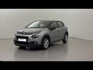 SPOTICAR Citroën C3 Puretech 82ch Graphic S&s E6.d Occasion - Citadine Essence Gris Platinium - Noir Onyx - Chatellerault - 1203771100_1