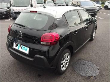 SPOTICAR Citroën C3 1.5 Bluehdi 100ch S&s Plus Occasion - Citadine Diesel Noir Perla Nera (n) - Blanc Opale - Redon - 1203771141_4