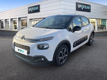 SPOTICAR Citroën C3 Puretech 110ch Shine S&s Eat6 E6.d Occasion - Citadine Essence Blanc Banquise - Chalon Sur Saone - 1203771224_1