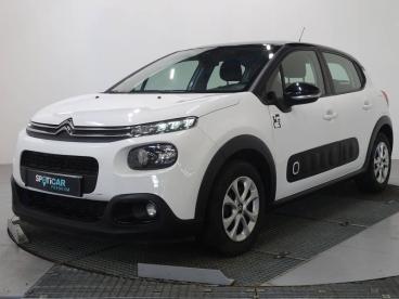 SPOTICAR Citroën C3 Puretech 82ch Feel Occasion - Citadine Essence Blanc Banquise - Noir Onyx - Colmar - 1203771972_1