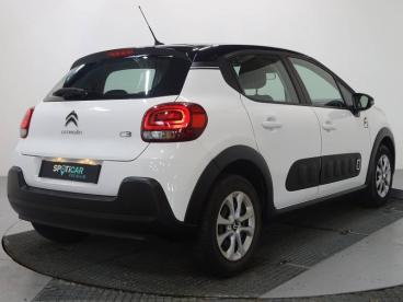 SPOTICAR Citroën C3 Puretech 82ch Feel Occasion - Citadine Essence Blanc Banquise - Noir Onyx - Colmar - 1203771972_3