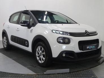 SPOTICAR Citroën C3 Puretech 82ch Feel Occasion - Citadine Essence Blanc Banquise - Noir Onyx - Colmar - 1203771972_5