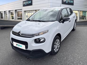 SPOTICAR Citroën C3 Puretech 68ch Feel Occasion - Citadine Essence Blanc Banquise - Vernouillet - 1203773513_1
