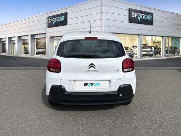 SPOTICAR Citroën C3 Puretech 68ch Feel Occasion - Citadine Essence Blanc Banquise - Vernouillet - 1203773513_5