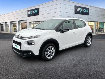 SPOTICAR Citroën C3 1.2 Puretech 83ch S&s Feel Business Occasion - Citadine Essence Blanc Banquise (o) - Charleville Mezieres - 1203773940_1